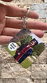 Aynalı Mezuniyet Anahtarlık