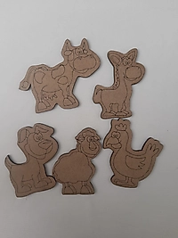 Hayvanlar Boyama Set