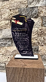 Kepli Desenli Plaket