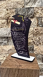 Kepli Desenli Plaket