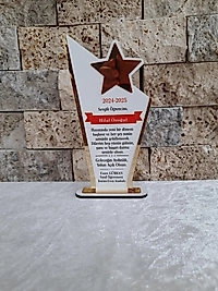 Beyaz Baskılı Plaket
