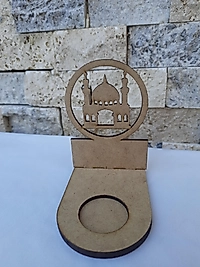Yansıtmalı Cami Mumluk Boyama