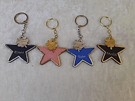 Yıldız Ahşap Anahtar