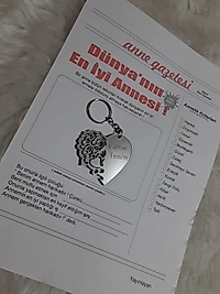 Desenli Kalp Anahtar