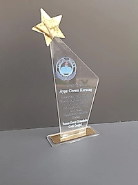 Şeffaf Baskılı Plaket