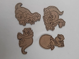 Dinazorlar Boyama Set